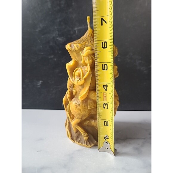 Vintage Hand Carved Hunting Themed 3-D Candle - Picture 7 of 10